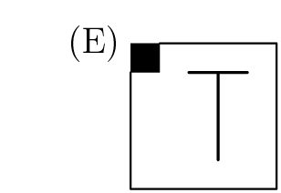 选项 E 图示